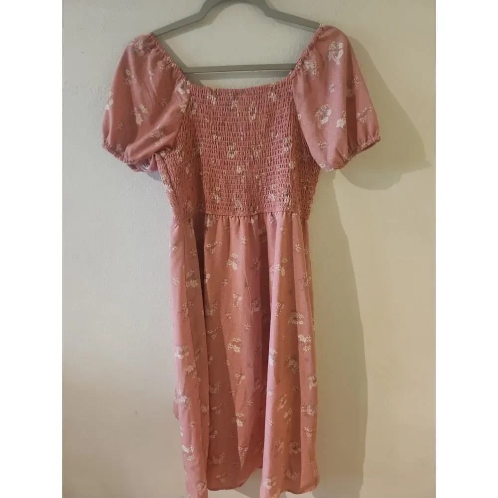 Wonder Nation Dress Girls XXL 18 Pink Multicolor Paisley Dress Skort Shorts